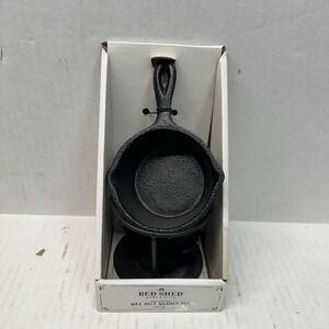 Red Shed Home Gifts Cast Iron Pan Wax Melt Warmer Gift Set NIB Tractor Supply Co